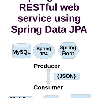 RESTful web service spring boot spring JPA